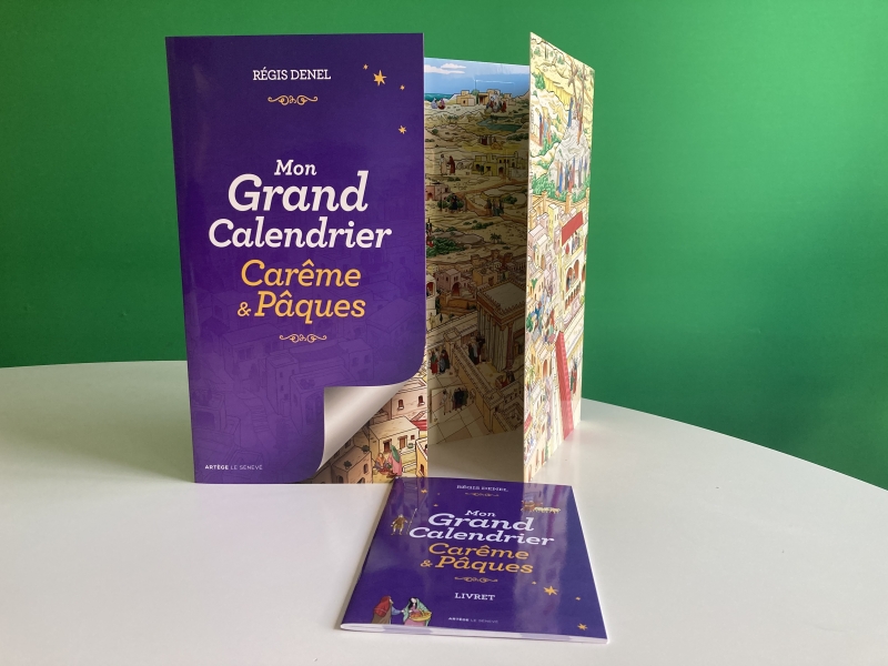 Mon grand calendrier Avent et Noël - avec livret - Denel Régis :: La Maison  de la Bible France